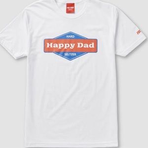 Full Send Happy Dad T-Shirt Size XXL Authentic Nelk Boys SOLD OUT White